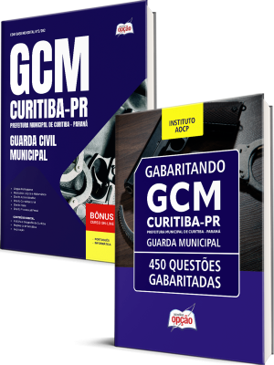 Combo Prefeitura de Curitiba - PR 2025 - Guarda Civil Municipal