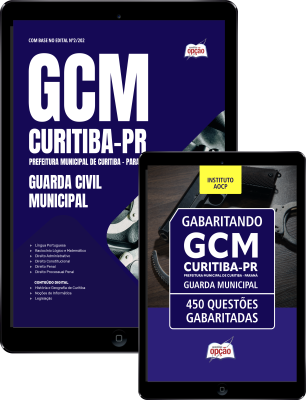 Combo Prefeitura de Curitiba - PR 2025 - Guarda Civil Municipal