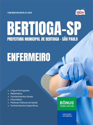 Apostila Prefeitura de Bertioga - SP em PDF 2026 - Enfermeiro