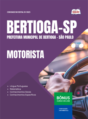 Apostila Prefeitura de Bertioga - SP 2025 - Motorista