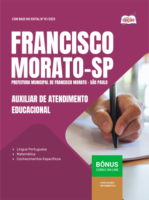 Apostila Prefeitura de Francisco Morato - SP em PDF 2026 - Auxiliar de Atendimento Educacional