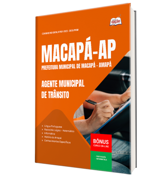 Apostila Prefeitura de Macapá - AP 2025 - Agente Municipal de Trânsito