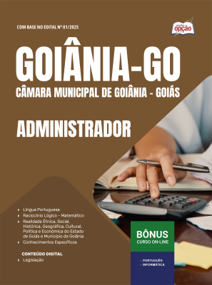 Apostila Câmara de Goiânia - GO 2025 - Administrador