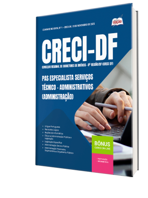 Apostila CRECI-DF 2025 - PAS Especialista Serviços Técnico-Administrativos (Administração)