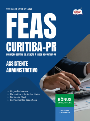 Apostila FEAS Curitiba em PDF 2026 - Assistente Administrativo