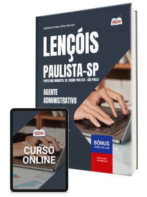 Apostila Prefeitura de Lençóis Paulista - SP 2025 - Agente Administrativo