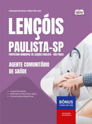 Apostila Prefeitura de Lençóis Paulista - SP em PDF 2026 - Agente Comunitário de Saúde