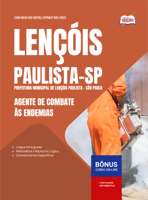 Apostila Prefeitura de Lençóis Paulista - SP 2025 - Agente de Combate as Endemias
