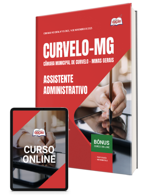 Apostila Câmara de Curvelo-MG 2025 - Assistente Administrativo
