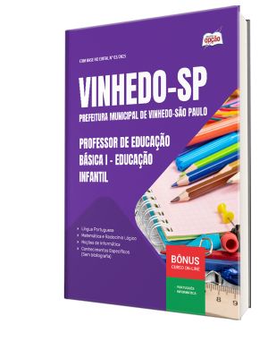 Apostila Prefeitura de Vinhedo - SP 2025 - Professor de Educação Básica I - Educação Infantil