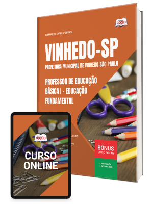 Apostila Prefeitura de Vinhedo - SP 2025 - Professor de Educação Básica I - Ensino Fundamental