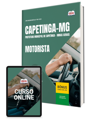 Apostila Prefeitura de Capetinga - MG 2025 - Motorista