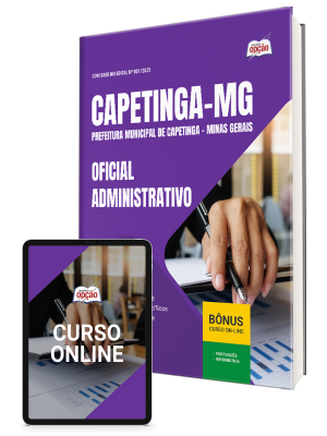 Apostila Prefeitura de Capetinga - MG 2025 - Oficial Administrativo