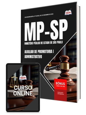 Apostila MP-SP 2026 em PDF - Auxiliar de Promotoria I - Administração