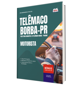 Apostila Prefeitura de Telêmaco Borba - PR 2025 - Motorista