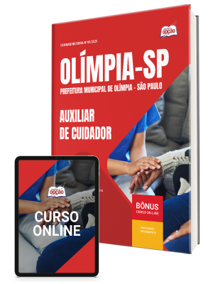 Apostila Prefeitura de Olímpia - SP 2025 - Auxiliar de Cuidador