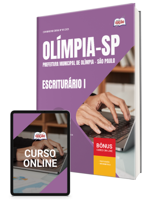 Apostila Prefeitura de Olímpia - SP 2025 - Escriturário I