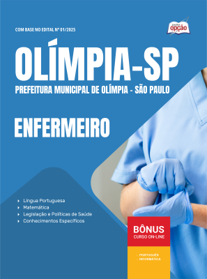 Apostila Prefeitura de Olímpia - SP 2025 - Enfermeiro