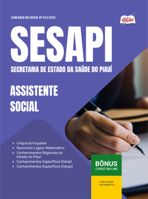 Apostila Secretaria de Estado da Saúde do Piauí em PDF 2026 - Assistente Social