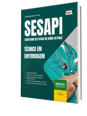 Apostila Secretaria de Estado da Saúde do Piauí 2025 - Técnico em Enfermagem