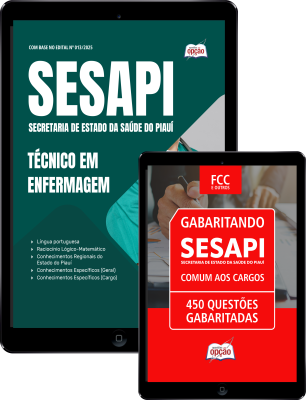 Combo SESAPI 2026 - Técnico em Enfermagem