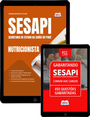 Combo SESAPI 2026 - Nutricionista