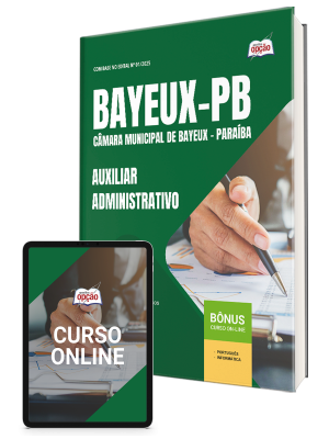 Apostila Câmara de Bayeux-PB 2026 - Auxiliar Administrativo