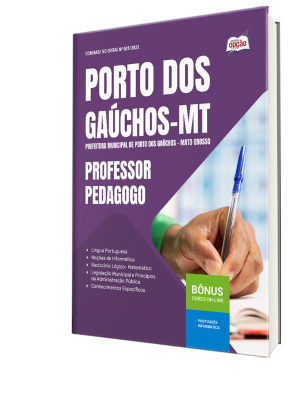 Apostila Prefeitura de Porto dos Gaúchos-MT 2026 - Professor Pedagogo