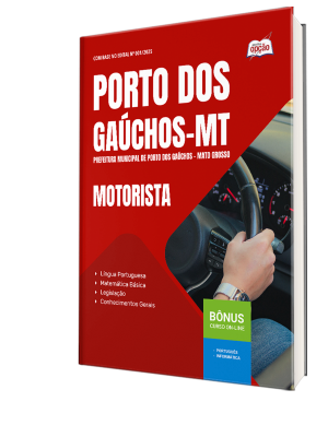 Apostila Prefeitura de Porto dos Gaúchos-MT 2026 - Motorista