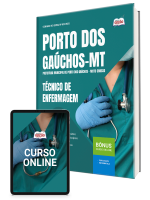 Apostila Prefeitura de Porto dos Gaúchos-MT 2026 - Técnico em Enfermagem
