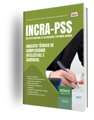 Apostila INCRA 2026 - Analista Técnico de Complexidade Intelectual e Analista Técnico de Complexidade Gerencial