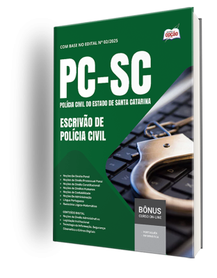 Apostila PC-SC 2026 - Escrivão de Polícia Civil