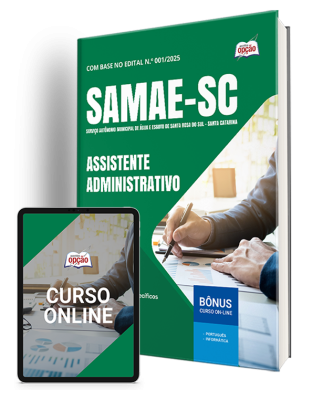 Apostila SAMAE de Santa Rosa do Sul-SC 2026 - Assistente Administrativo
