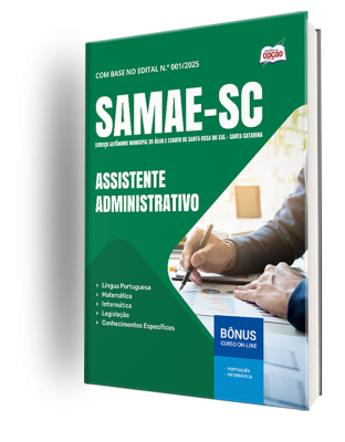 Apostila SAMAE de Santa Rosa do Sul-SC 2026 - Assistente Administrativo
