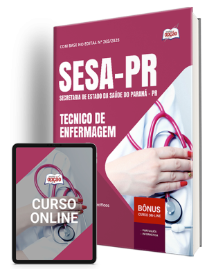 Apostila SESA-PR 2026 - Promotor de Saúde Execução - Tecnico de Enfermagem
