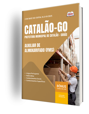 Apostila SMS Catalão-GO 2026 - Auxiliar de Almoxarifado FMS