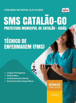 Apostila SMS Catalão-GO 2026 - Técnico de Enfermagem FMS