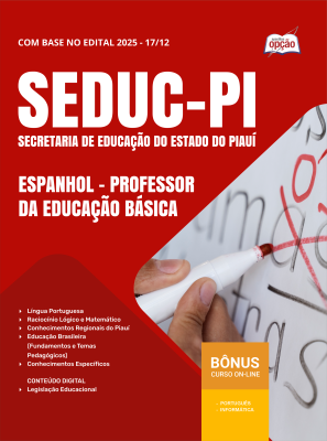 Apostila SEDUC-PI 2026 - Professor da Educação Básica - Espanhol