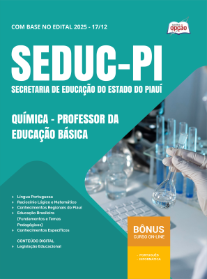 Apostila SEDUC-PI em PDF 2026 - Professor da Educação Básica - Química
