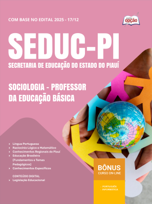 Apostila SEDUC-PI 2026 - Professor da Educação Básica - Sociologia