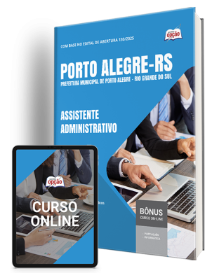 Apostila Prefeitura de Porto Alegre - RS 2026 - Assistente Administrativo