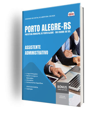 Apostila Prefeitura de Porto Alegre - RS 2026 - Assistente Administrativo