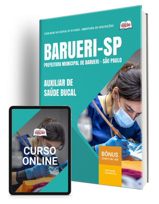 Apostila Prefeitura de Barueri - SP 2025 - Auxiliar de Saúde Bucal