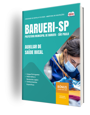 Apostila Prefeitura de Barueri - SP 2025 - Auxiliar de Saúde Bucal