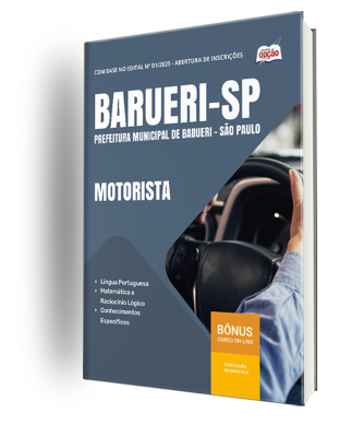 Apostila Prefeitura de Barueri - SP 2025 - Motorista