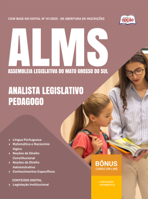 Apostila ALEMS 2026 - Analista Legislativo - Pedagogo