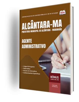 Apostila Prefeitura de Alcântara-MA 2025 - Agente Administrativo