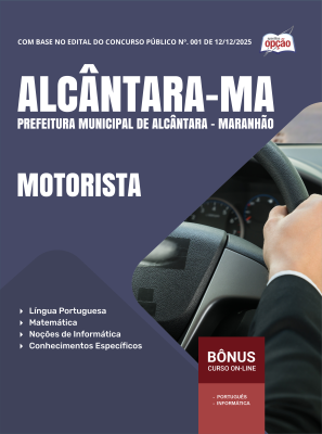 Apostila Prefeitura de Alcântara-MA 2025 - Motorista