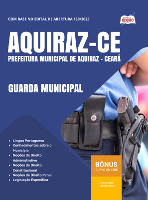 Apostila Prefeitura de Aquiraz - CE 2025 - Guarda Municipal