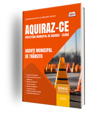 Apostila Prefeitura de Aquiraz - CE 2025 - Agente Municipal de Trânsito